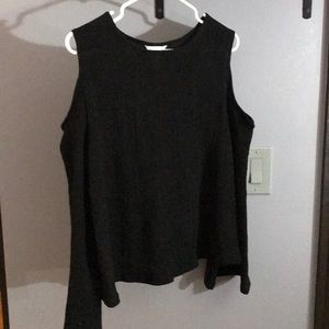 Black long sleeve with cold shoulder. H&M